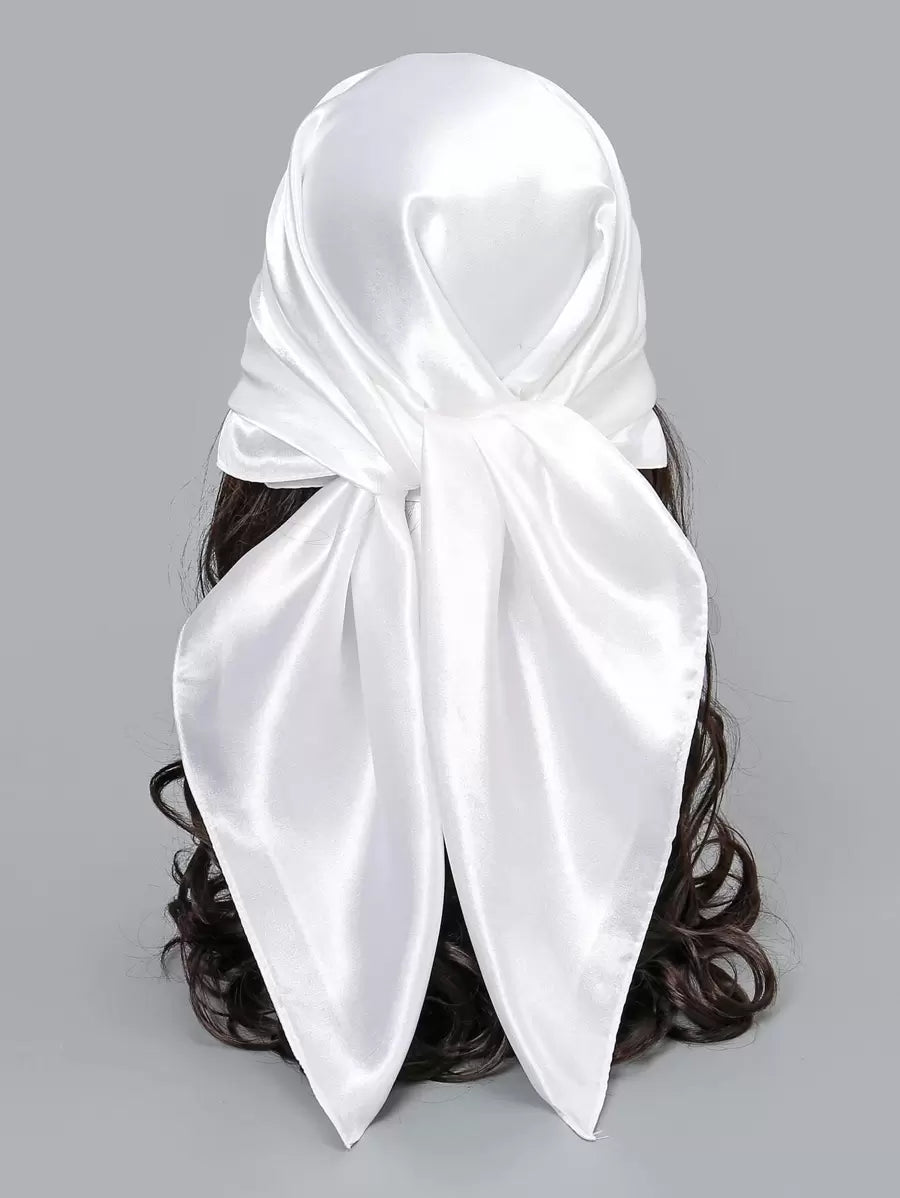 1pc Solid Color Multi-Purpose Scarf