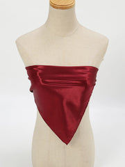 1pc Solid Color Versatile Elegant Square Scarf