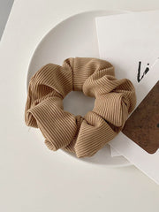 4Pcs Premium Knitted Ribbed Scrunchies