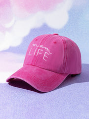 Embroidered 'Mom Life' Sun-Proof Breathable Baseball Cap