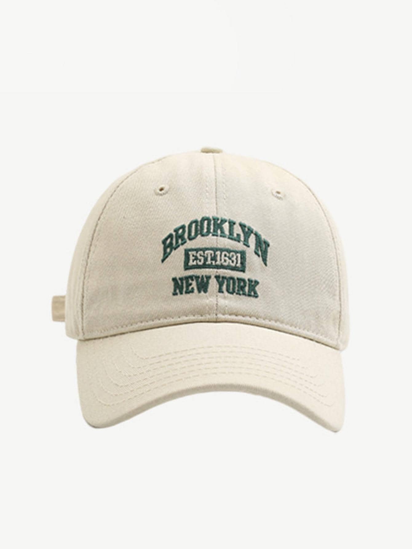 1pc Letter Embroidered Adjustable Casual Baseball Cap