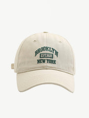 1pc Letter Embroidered Adjustable Casual Baseball Cap