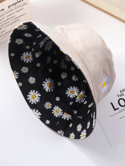 1pc Floral Pattern Reversible Casual Bucket Hat