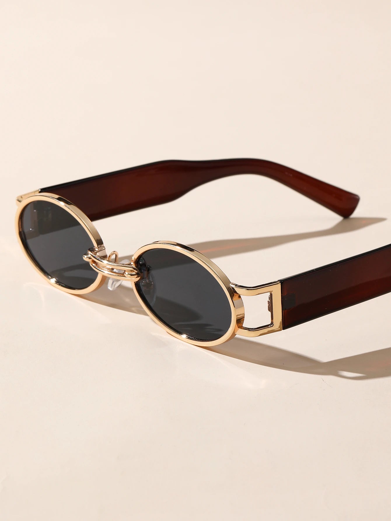 Oval Frame Vintage Bohemian Sunglasses