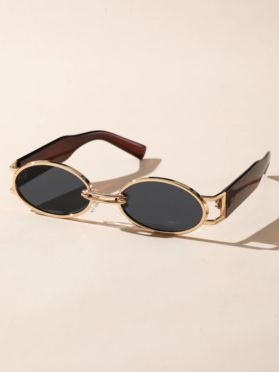 Oval Frame Vintage Bohemian Sunglasses