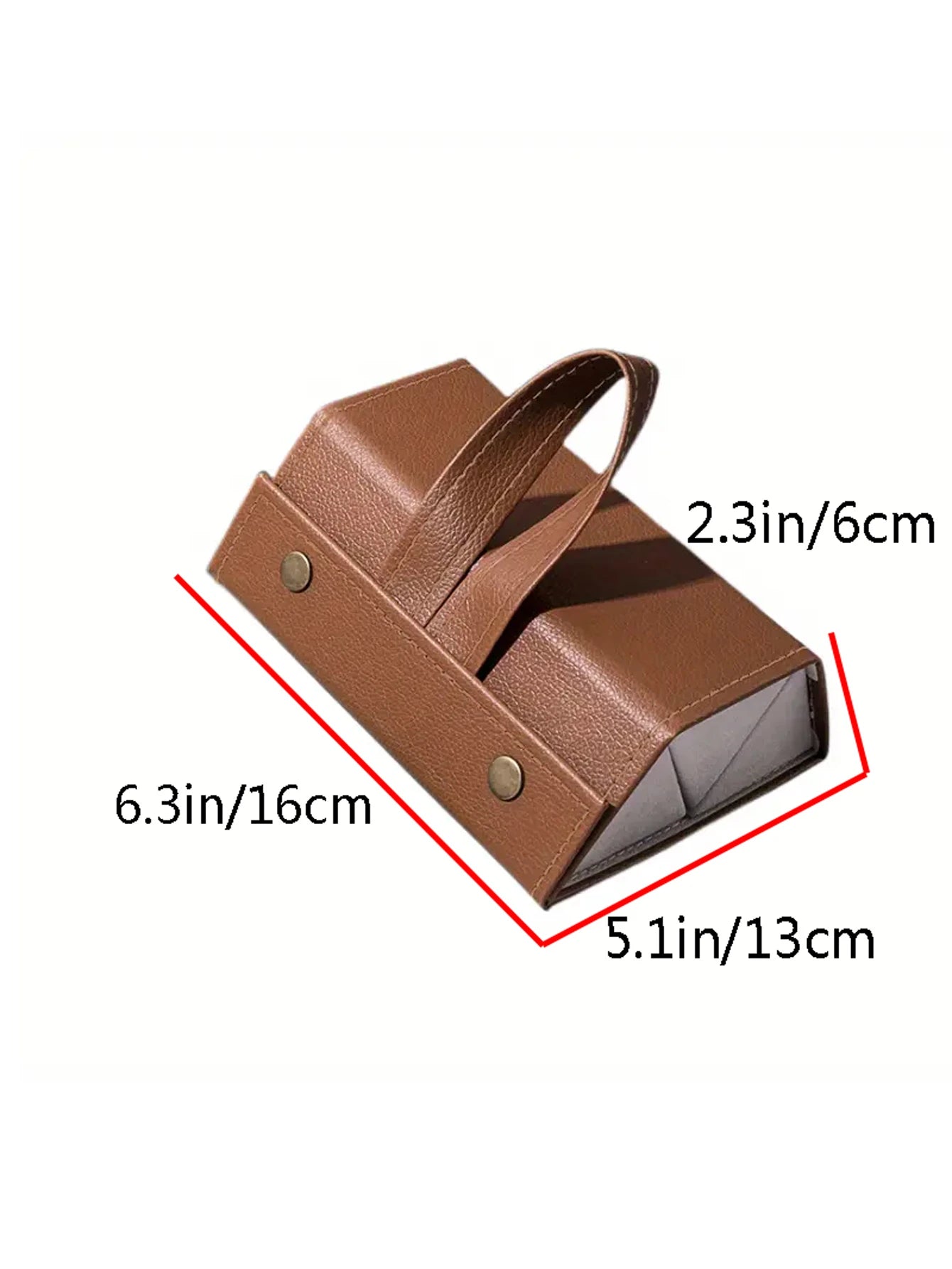 3 Slots Foldable Hanging Travel Glasses Case