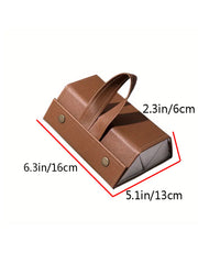 3 Slots Foldable Hanging Travel Glasses Case