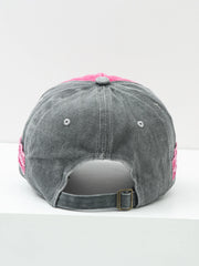 One Vintage Distressed Washed-Out Hole Casual Baseball Cap