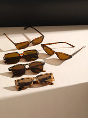 5Pair Set Leopard Print Decorative Glasses