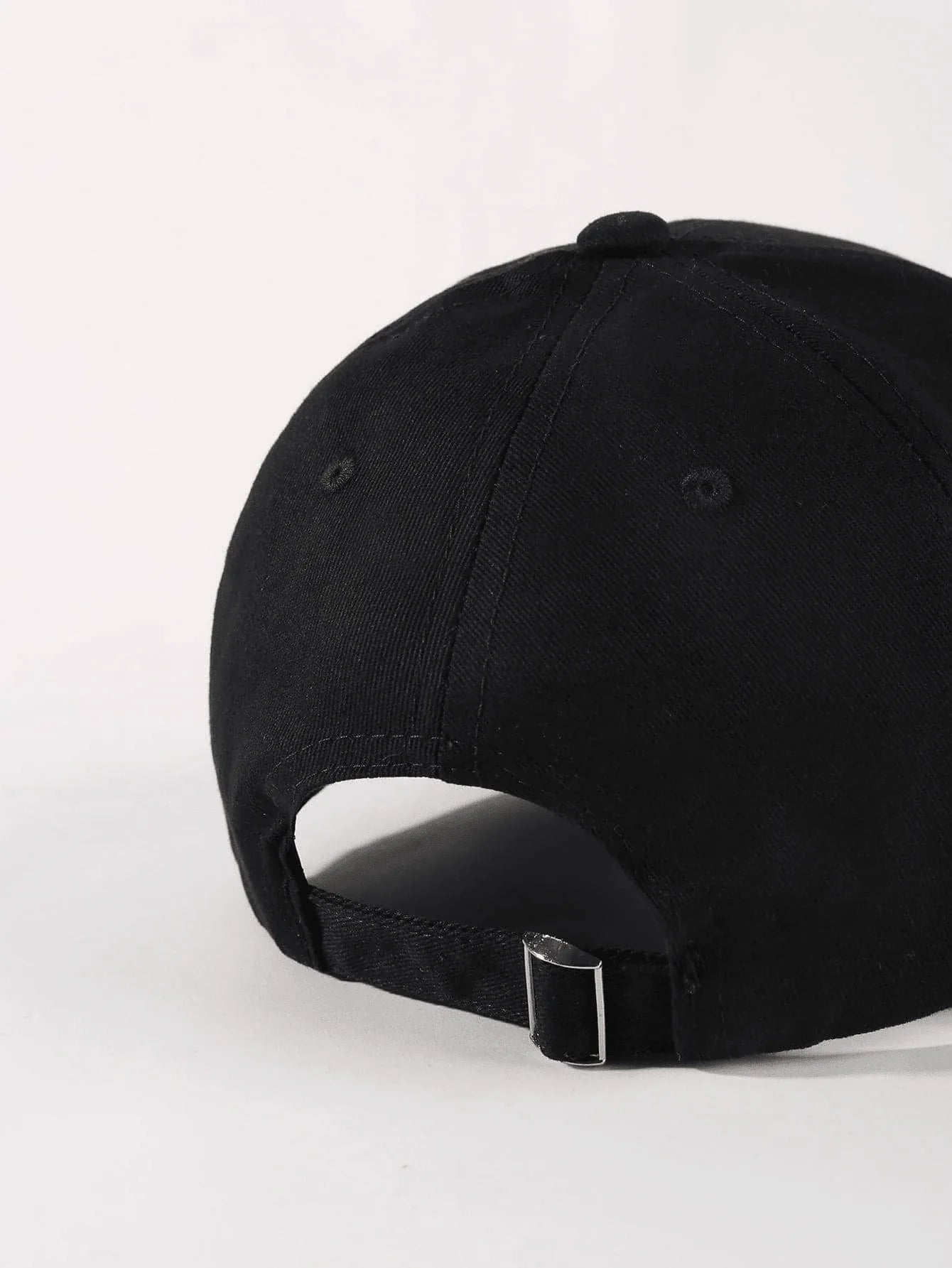 1pc Lettering Embroidered Baseball Caps - Black
