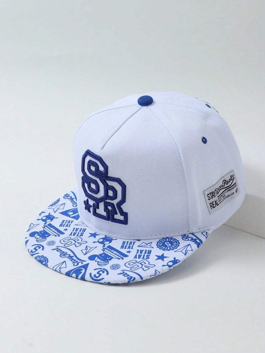 1pc Flat Brim Hip-Hop Baseball Cap