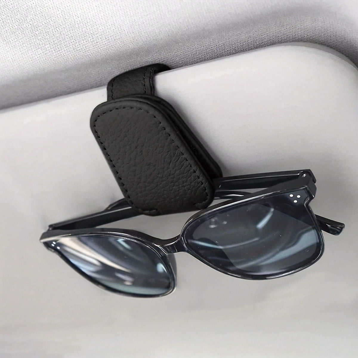 Magnetic Leather Fashion Glasses Clip