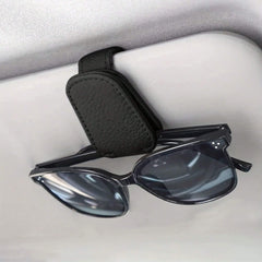 Magnetic Leather Fashion Glasses Clip