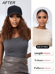 Short Wavy Baseball Cap Wig