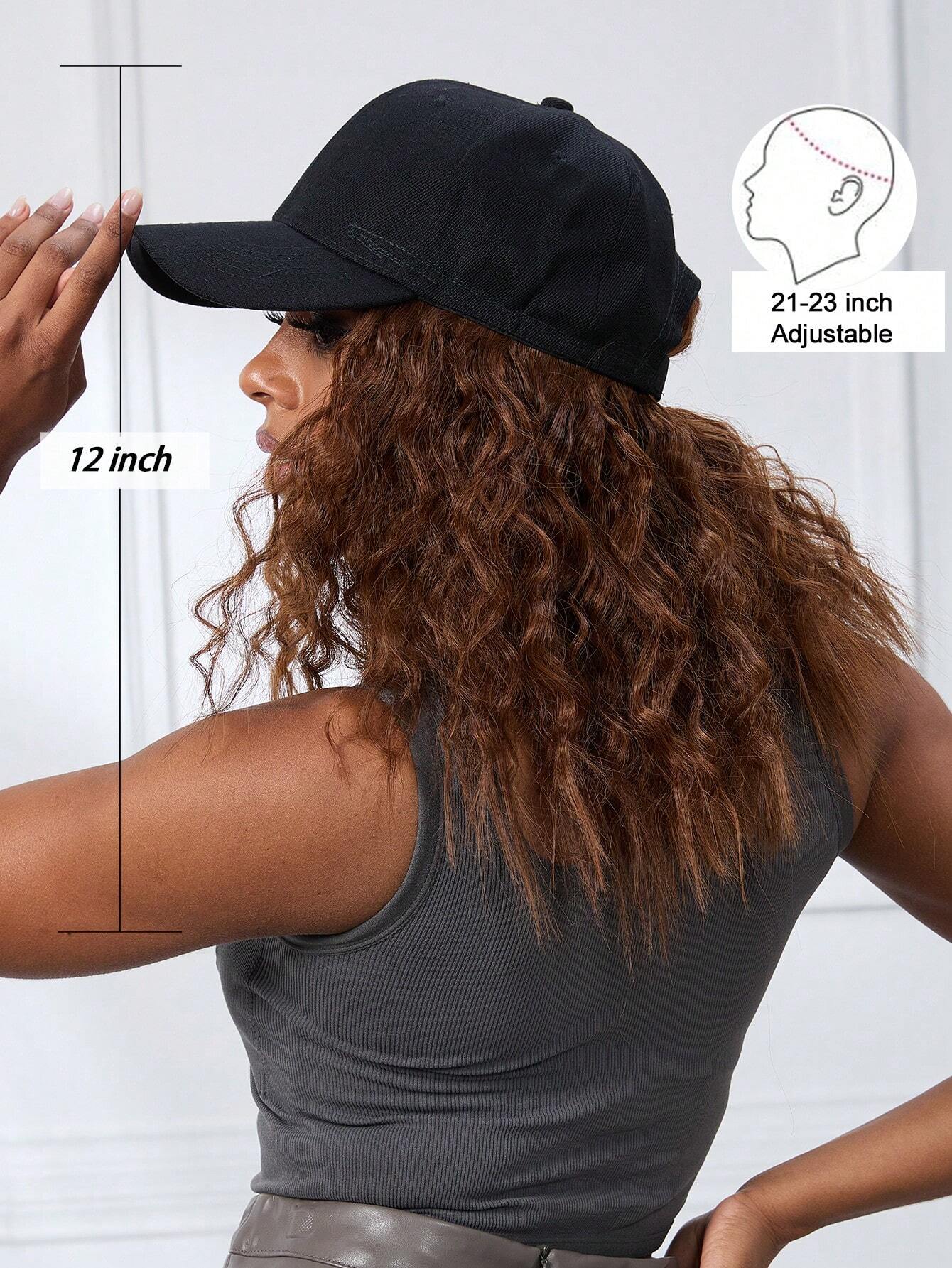 Short Wavy Baseball Cap Wig