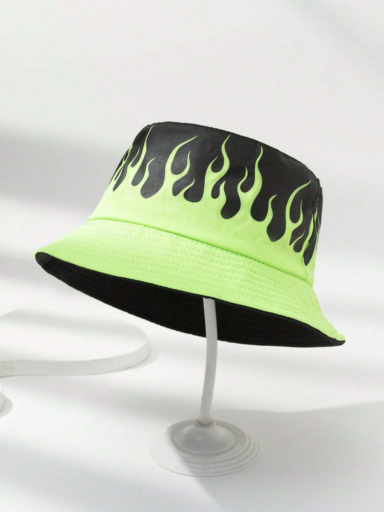 Reversible Flame Printed Personalized Bucket Hat
