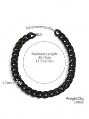 1pc Exaggerated Fashionable Hip Hop Style Acrylic Necklace