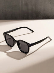 Black On Black Round Frame Sunglasses - www.thetreasurebox.me