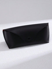 Black PU Leather Glasses Case