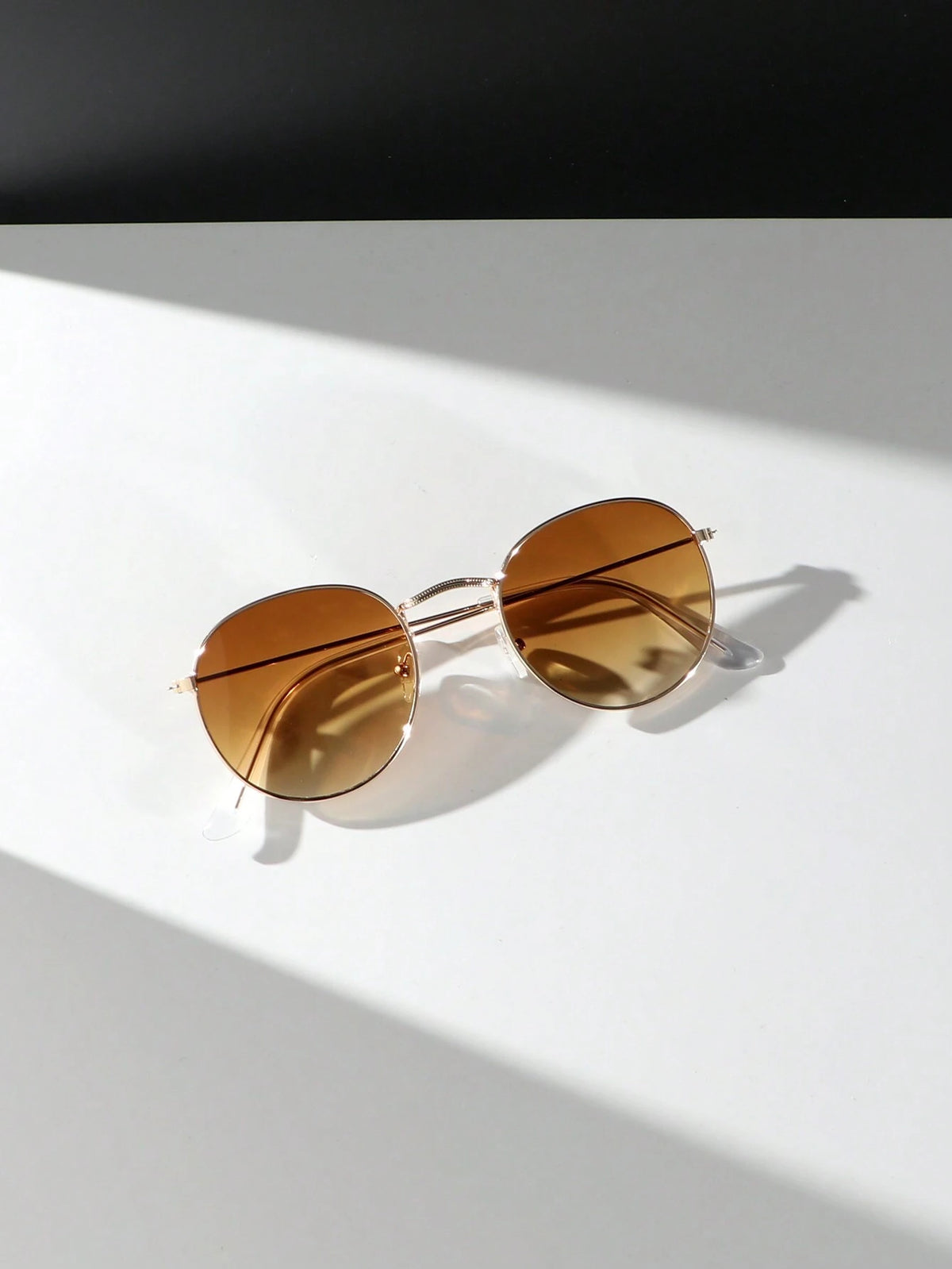 Ombre Lens Metal Frame Sunglasses
