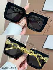 3pcs Fashionable European Large Frame Sunglasses