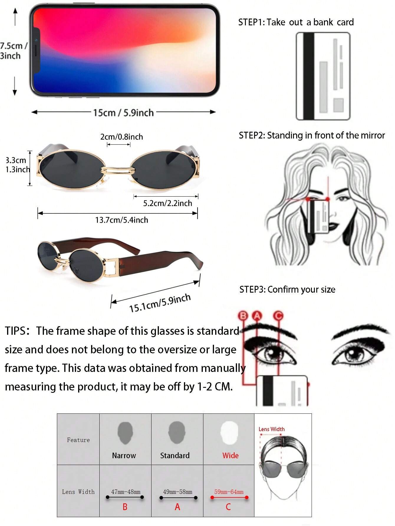 Oval Frame Vintage Bohemian Sunglasses