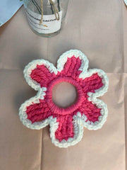 1pc Handmade Floral Scrunchie - www.thetreasurebox.me