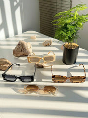 4pcs Small Square Frame Glasses