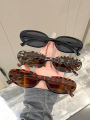 3pcs Vintage Y2K Oval Frame Sunglasses