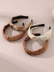 4Pcs Daisy Floral Print Headband Set