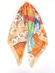 1pc Beach Accessories Silk Multifunctional Outdoor Sport Headscarf
