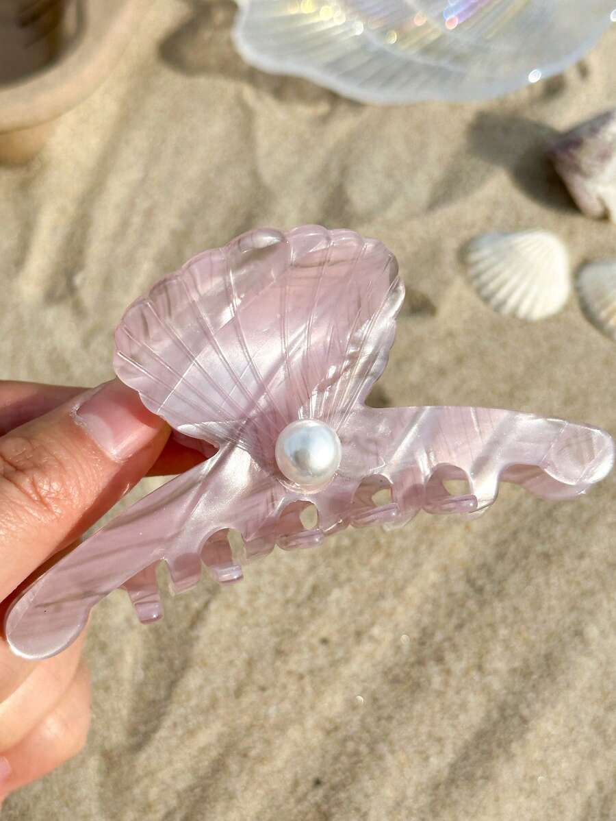 Shell Shaped Acetic Acid Hair Clips
