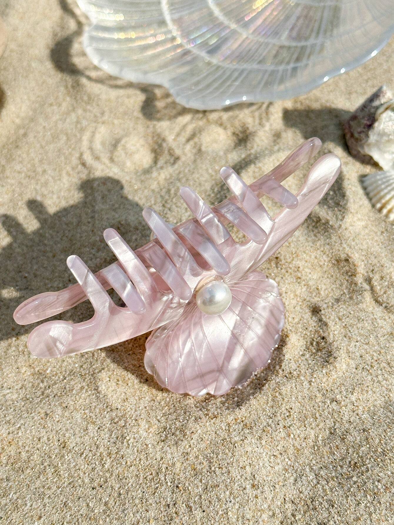 Shell Shaped Acetic Acid Hair Clips