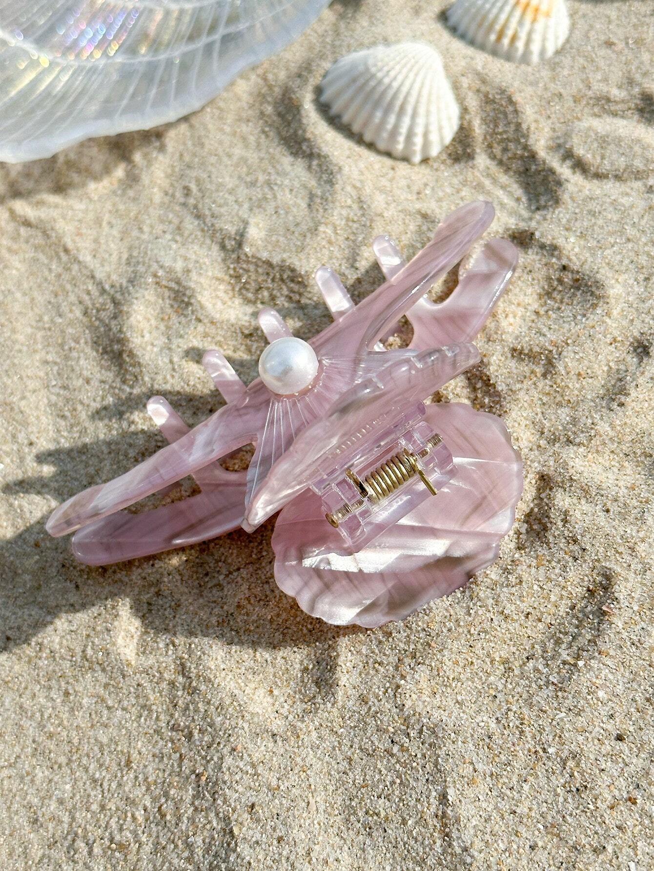 Shell Shaped Acetic Acid Hair Clips