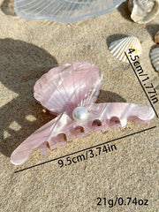 Shell Shaped Acetic Acid Hair Clips