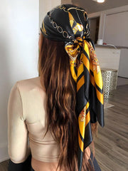 1pc Printed Multifunctional Scarf Square Bandana