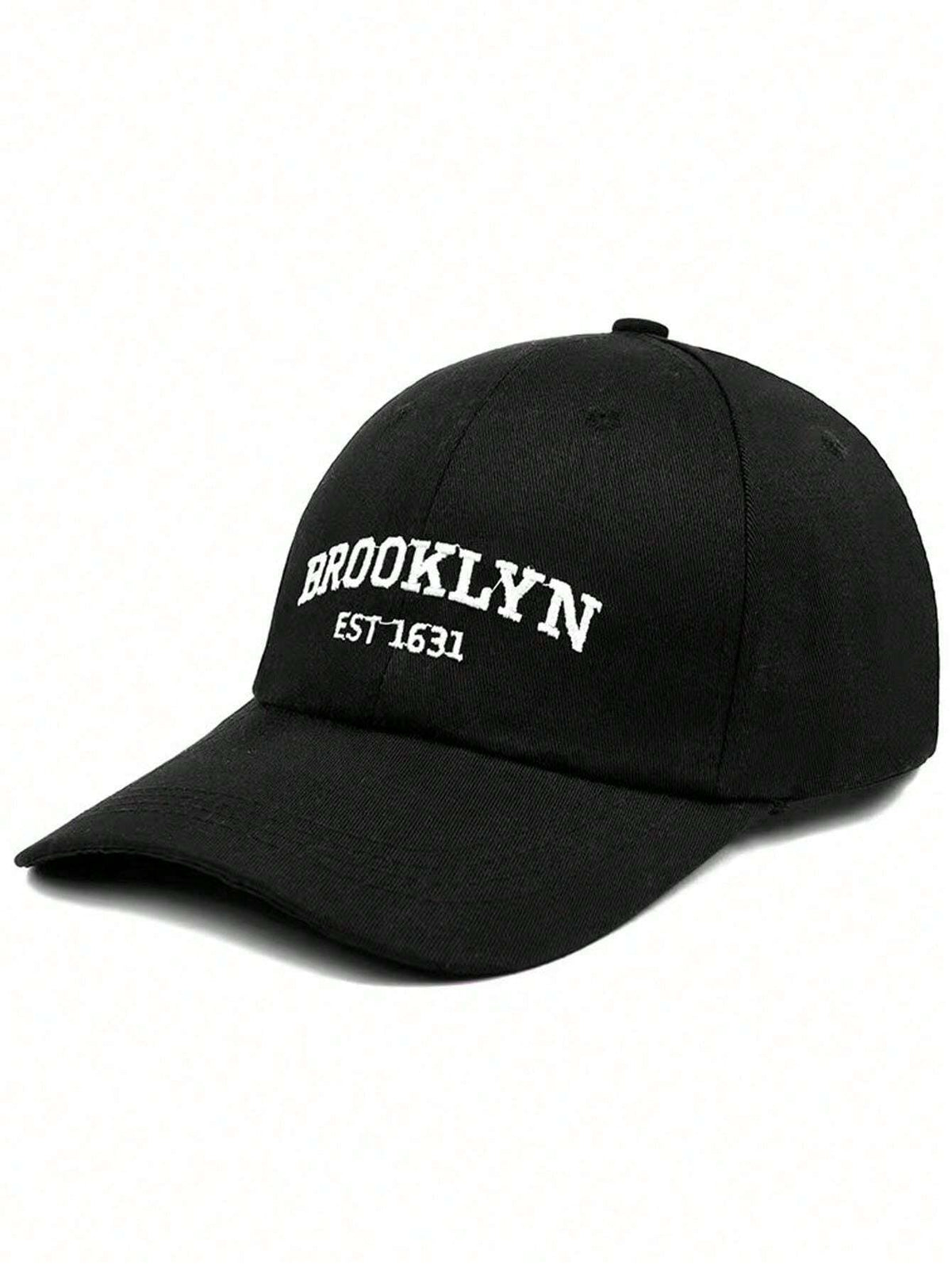 Unisex Embroidered Baseball Cap - Black