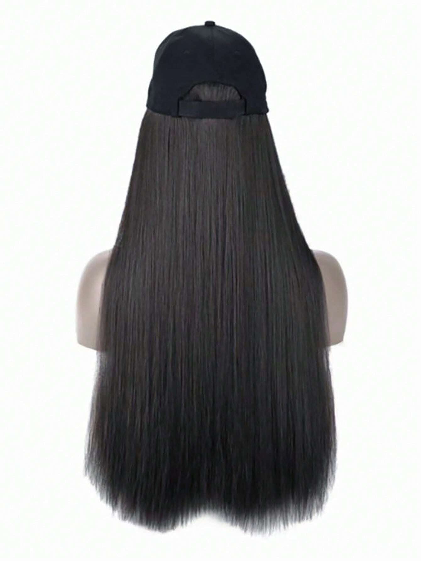 Synthetic Hair Extension Baseball Cap Wig