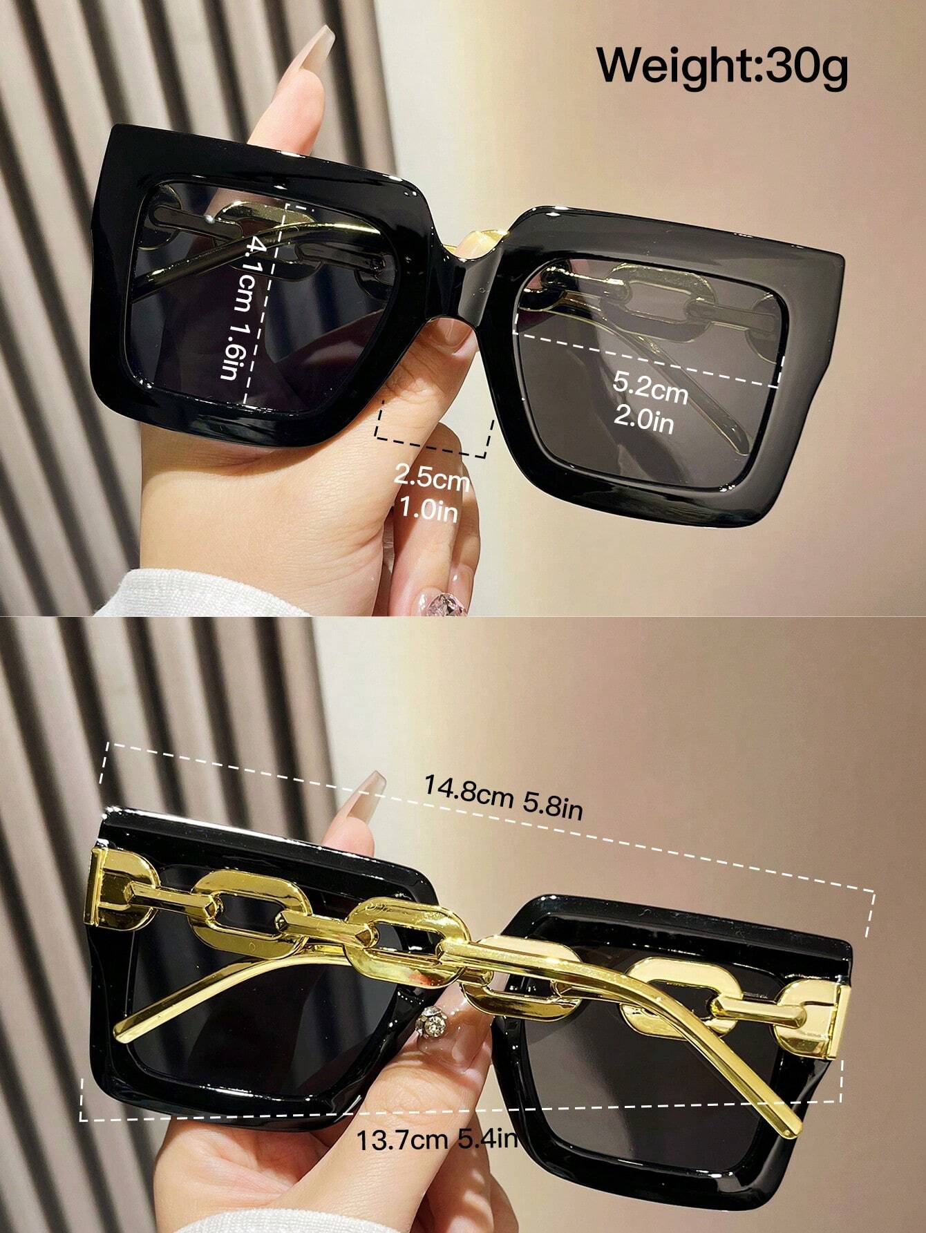 5pcs Square Frame Eyeglasses