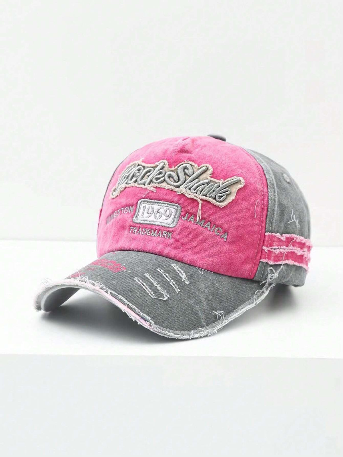 One Vintage Distressed Washed-Out Hole Casual Baseball Cap