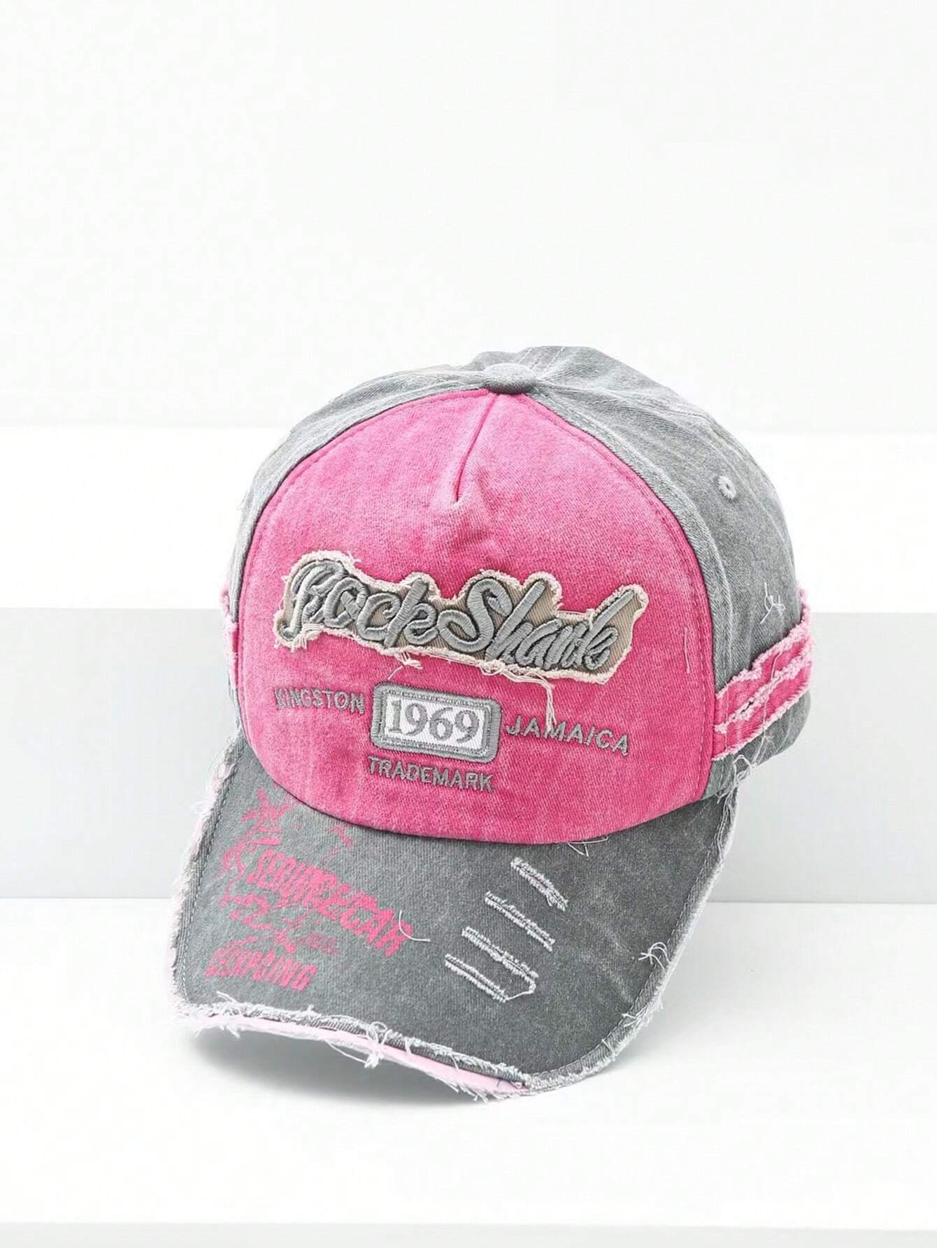 One Vintage Distressed Washed-Out Hole Casual Baseball Cap