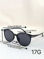 3-Pack Round Frame Y2K Vintage Glasses