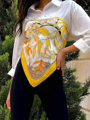 1pc Ditsy Floral Square Scarf