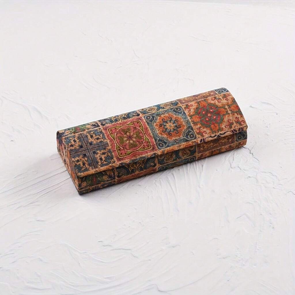 1pc Vintage Handmade Eyeglasses Case