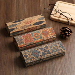 1pc Vintage Handmade Eyeglasses Case