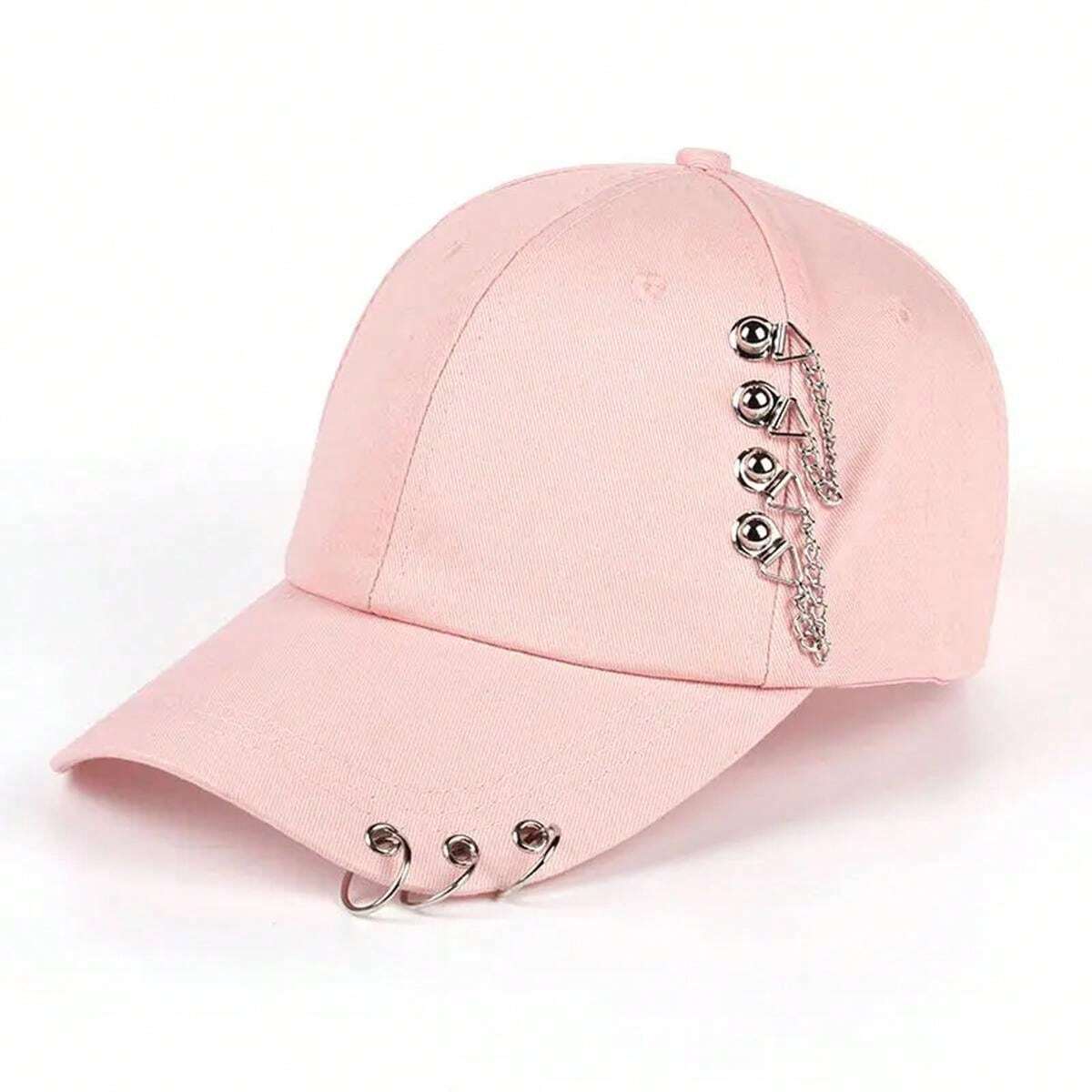 Fashion Sun Hat Iron Ring Baseball Cap
