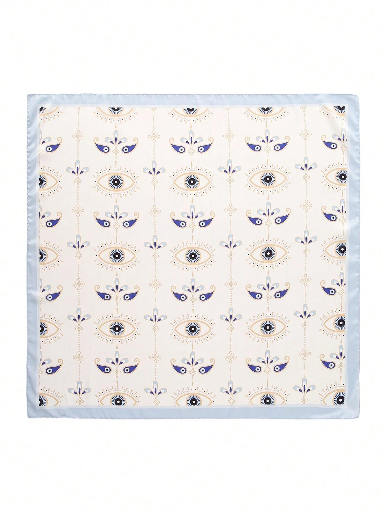 1pc Simple Print Square Scarf Spring Bandana