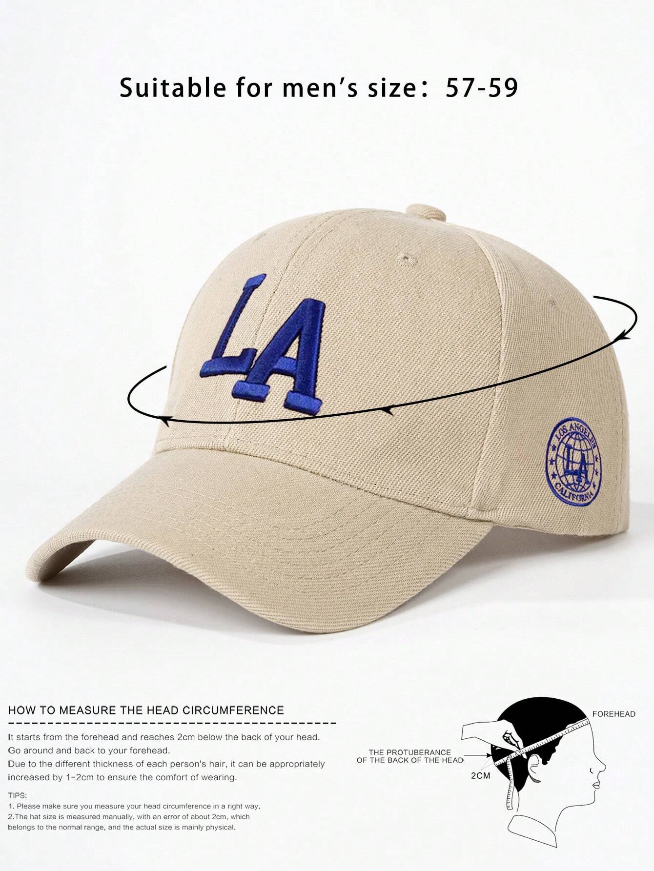 1pc Embroidered LA Baseball Cap