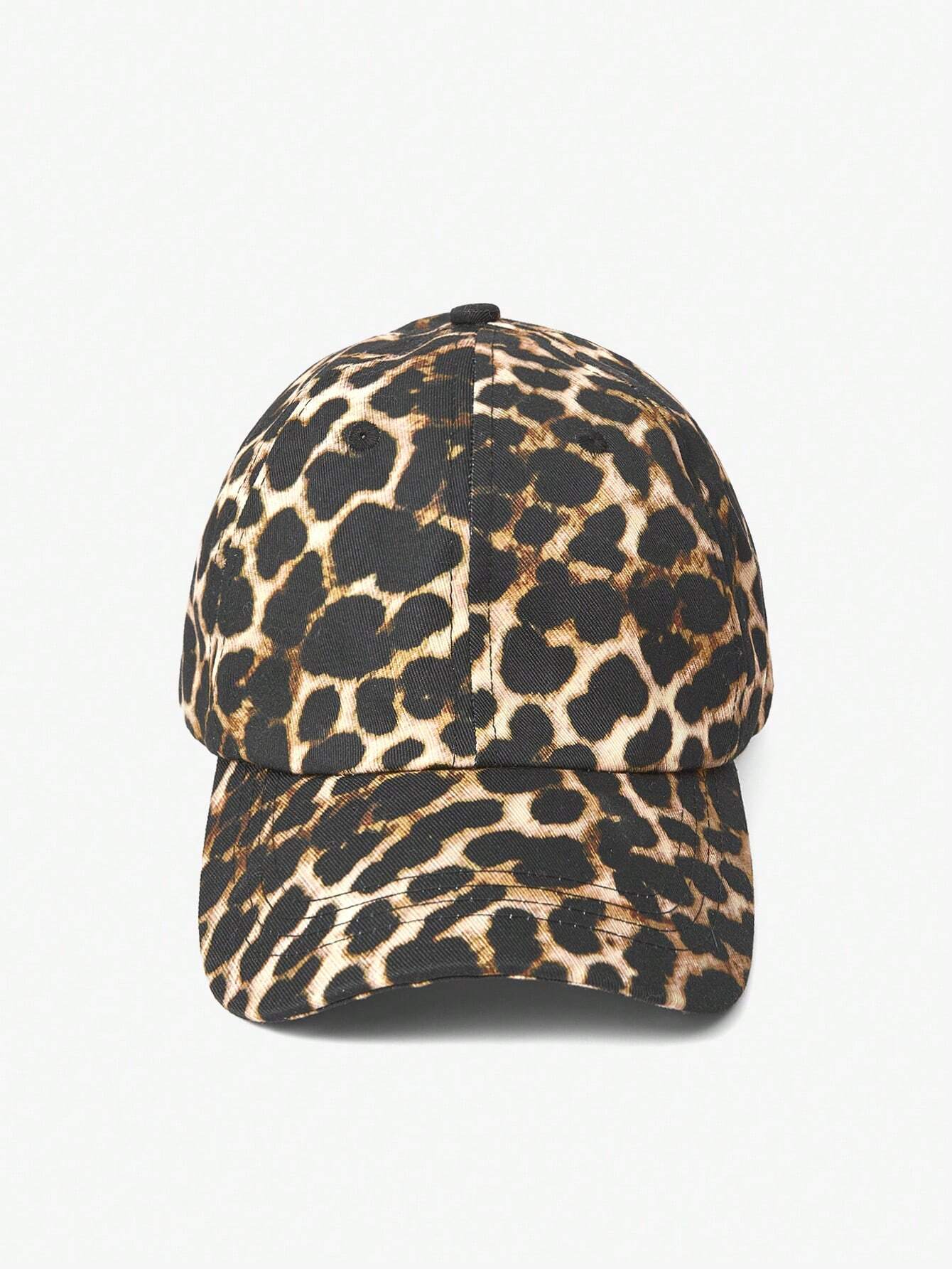 Edgy Style Leopard Cap - Yellow