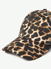 Edgy Style Leopard Cap - Yellow
